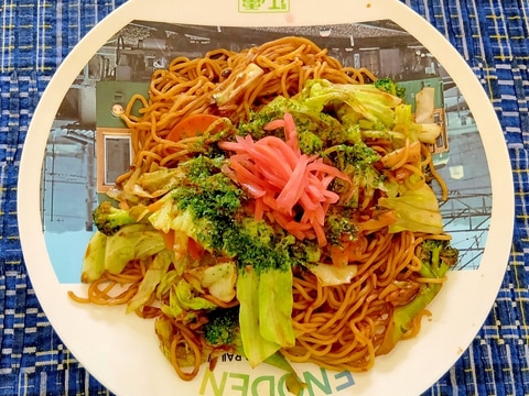 野菜炒め風焼きそば